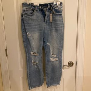 Judy Blue- Claire High Rise Slim Straight Jeans